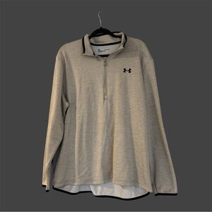 Under Armour Heather Gray Quarter-Zip Pullover